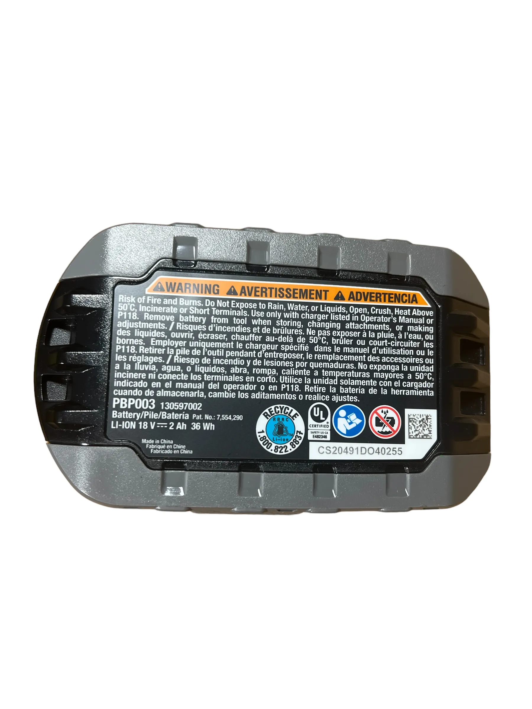 18-Volt ONE  HP Lithium-Ion 2.0 Ah Battery