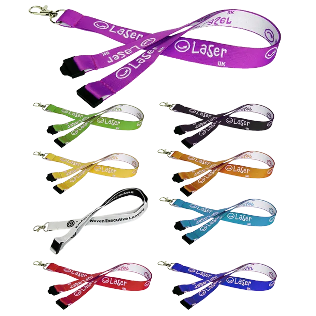 25mm Woven Lanyards