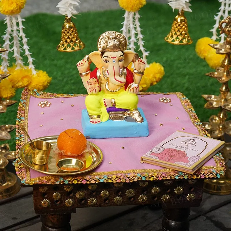 6INCH Eco-Friendly Namasthetu Ganesh | Plant-A-Ganesha