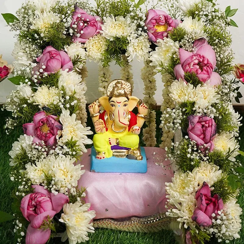 6INCH Eco-Friendly Namasthetu Ganesh | Plant-A-Ganesha