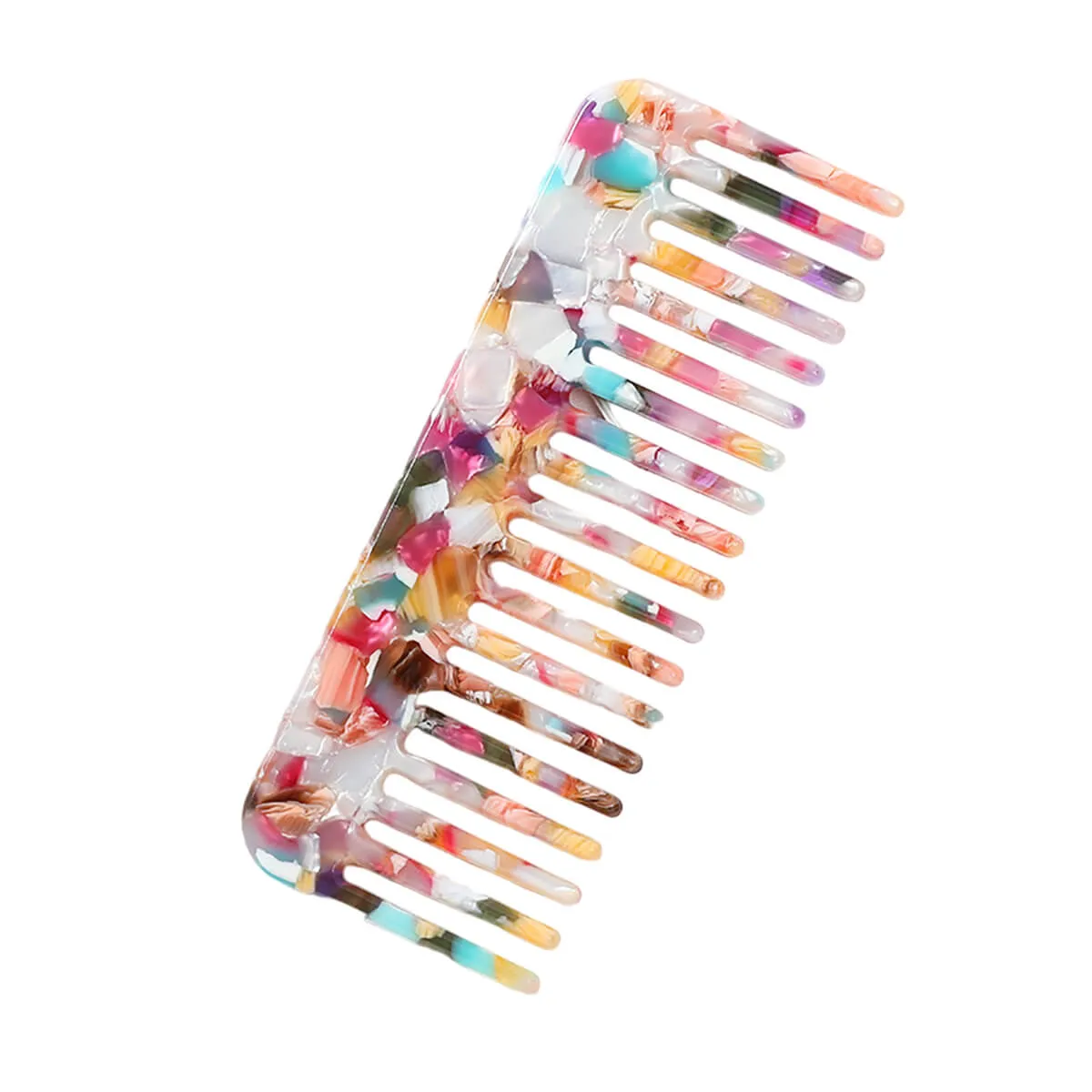 Acetate Wide Tooth Comb (11.5cm) in Various Colours by Hello Sakura