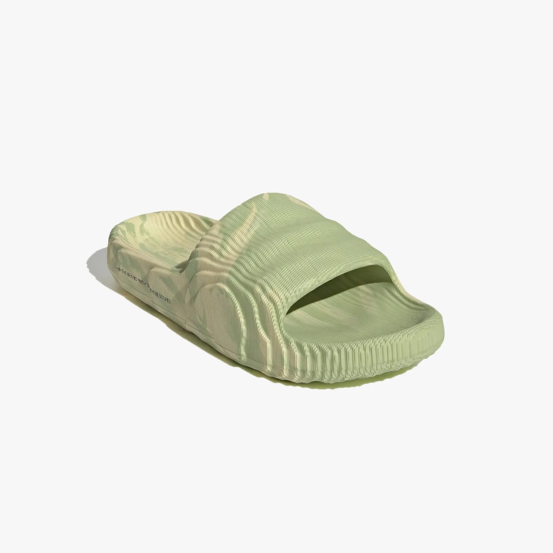 Adidas Originals | ADILETTE 22 SLIDES  { MAGIC LIME / ST DESERT SAND