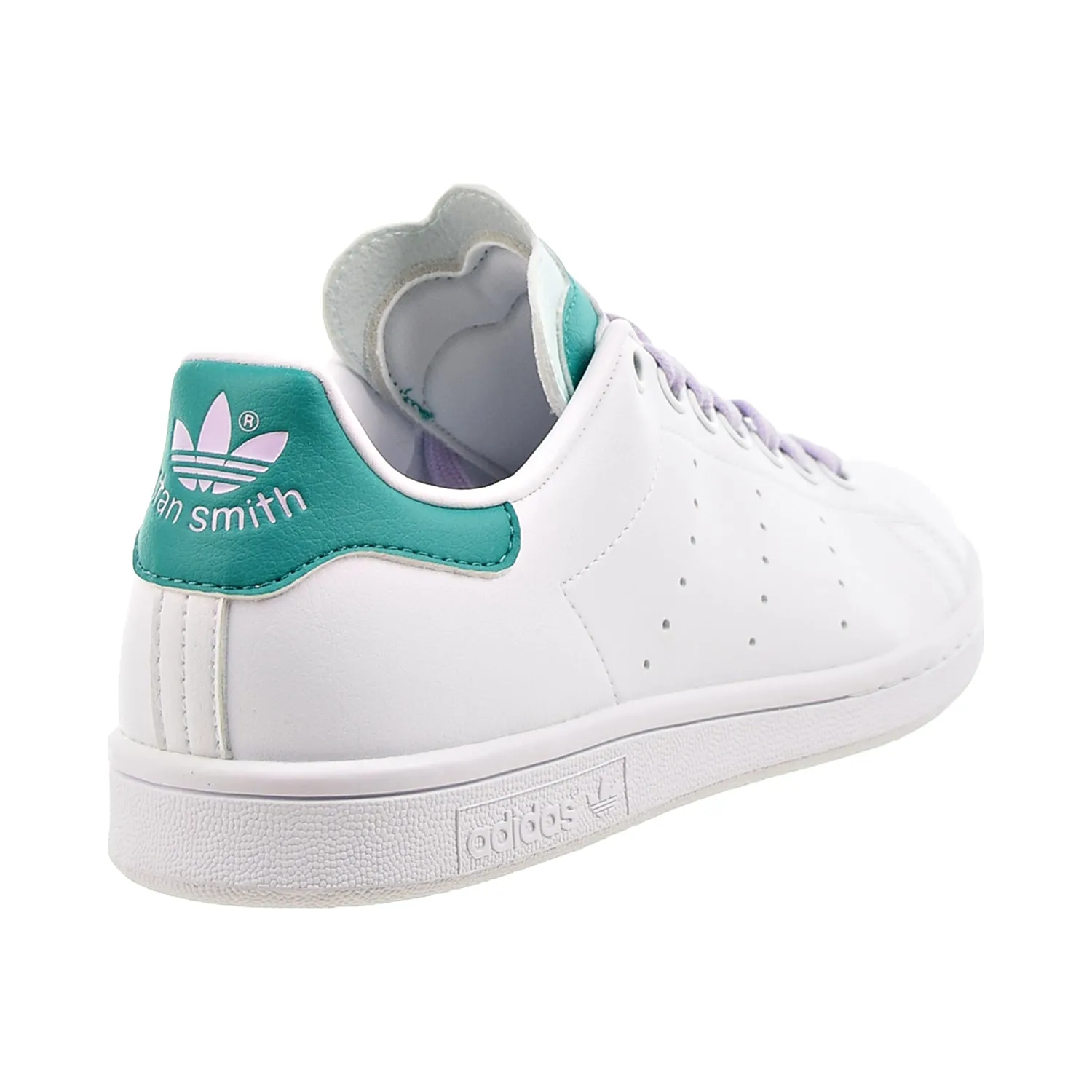 Adidas Stan Smith Women's Shoes Cloud White-Purple Tint-Hale Mint