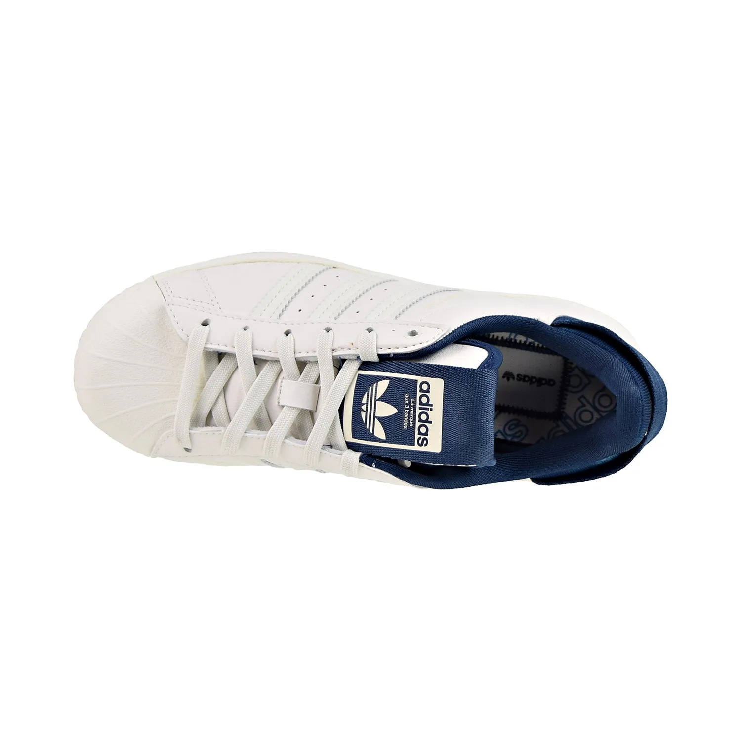 Adidas Superstar Big Kids' Shoes Chalk White-White Tint-Crew Navy