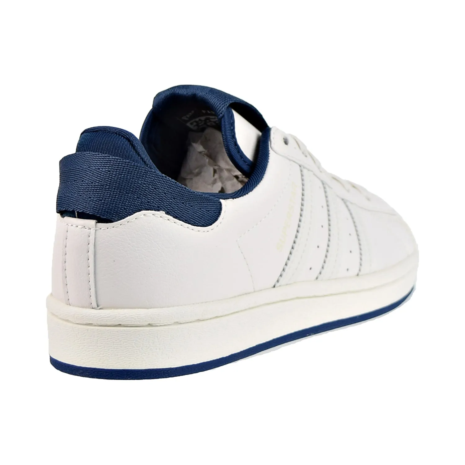 Adidas Superstar Big Kids' Shoes Chalk White-White Tint-Crew Navy