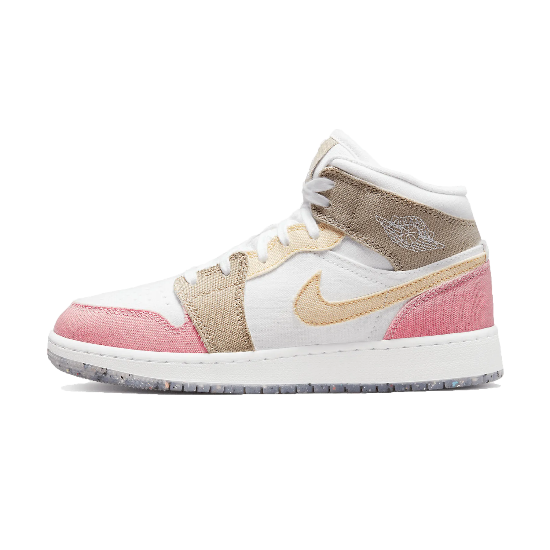 Air Jordan 1 Mid GS Pink Tan