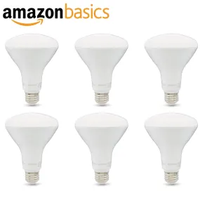 Amazon Basics 6-Pack Dimmable BR30 LED Light Bulbs 11W (Daylight White)