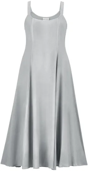 Amelia Maxi Chemise Limited Edition Silver Pewter