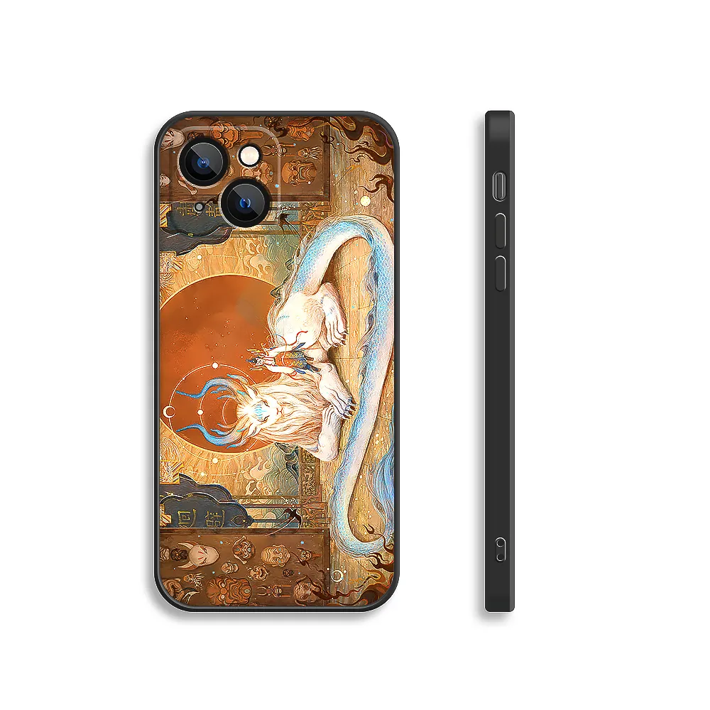 Apple iPhone Series BiAn Dragon Silicone Phone Case