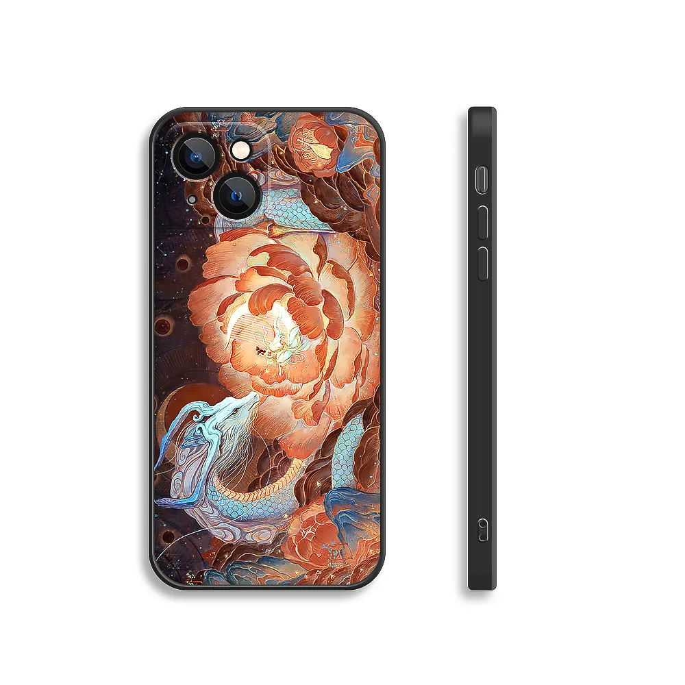 Apple iPhone Series Qiuniu Dragon Silicone Phone Case