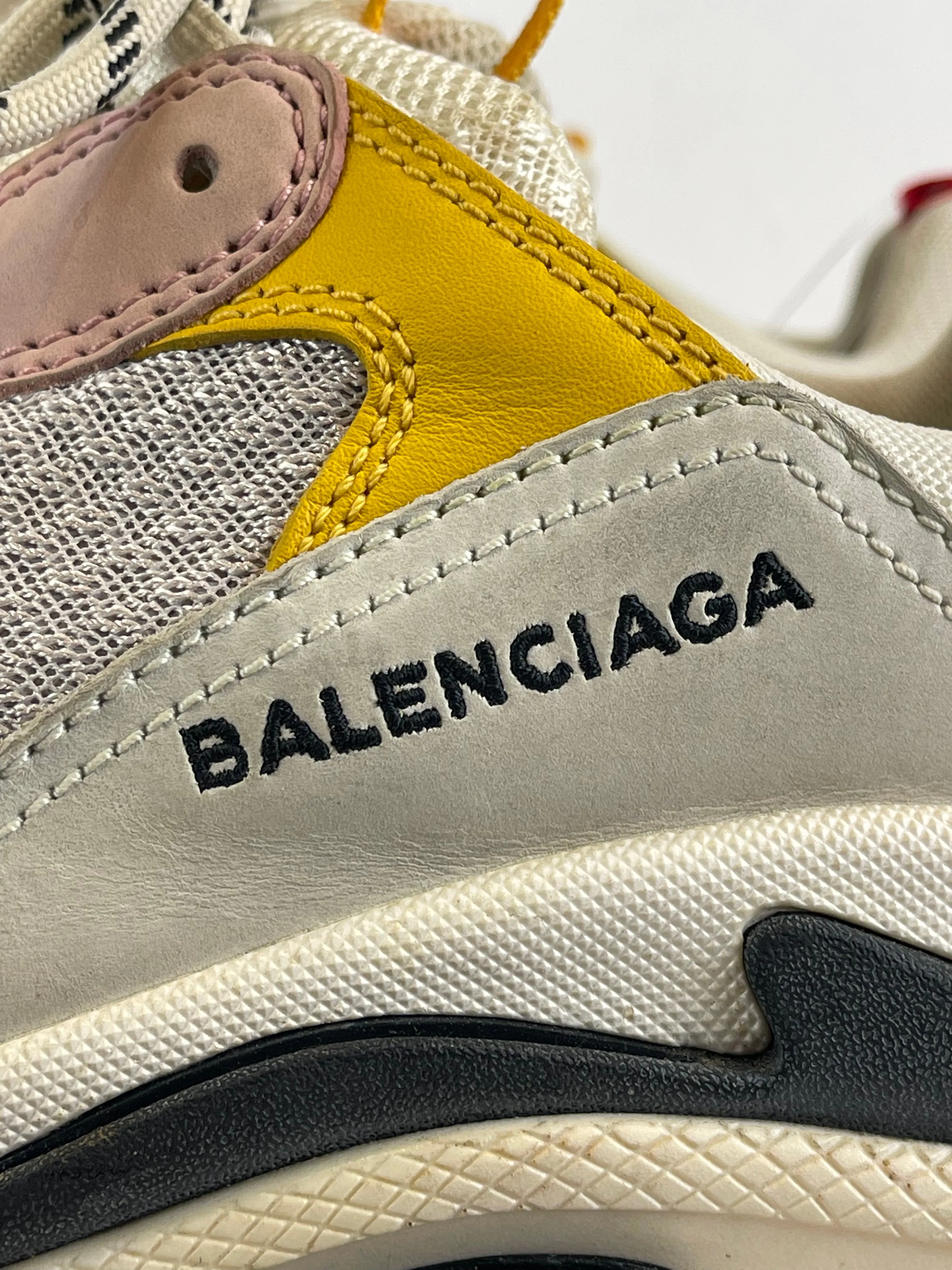 Balenciaga Multi Colour "Triple S" Trainers - UK 6