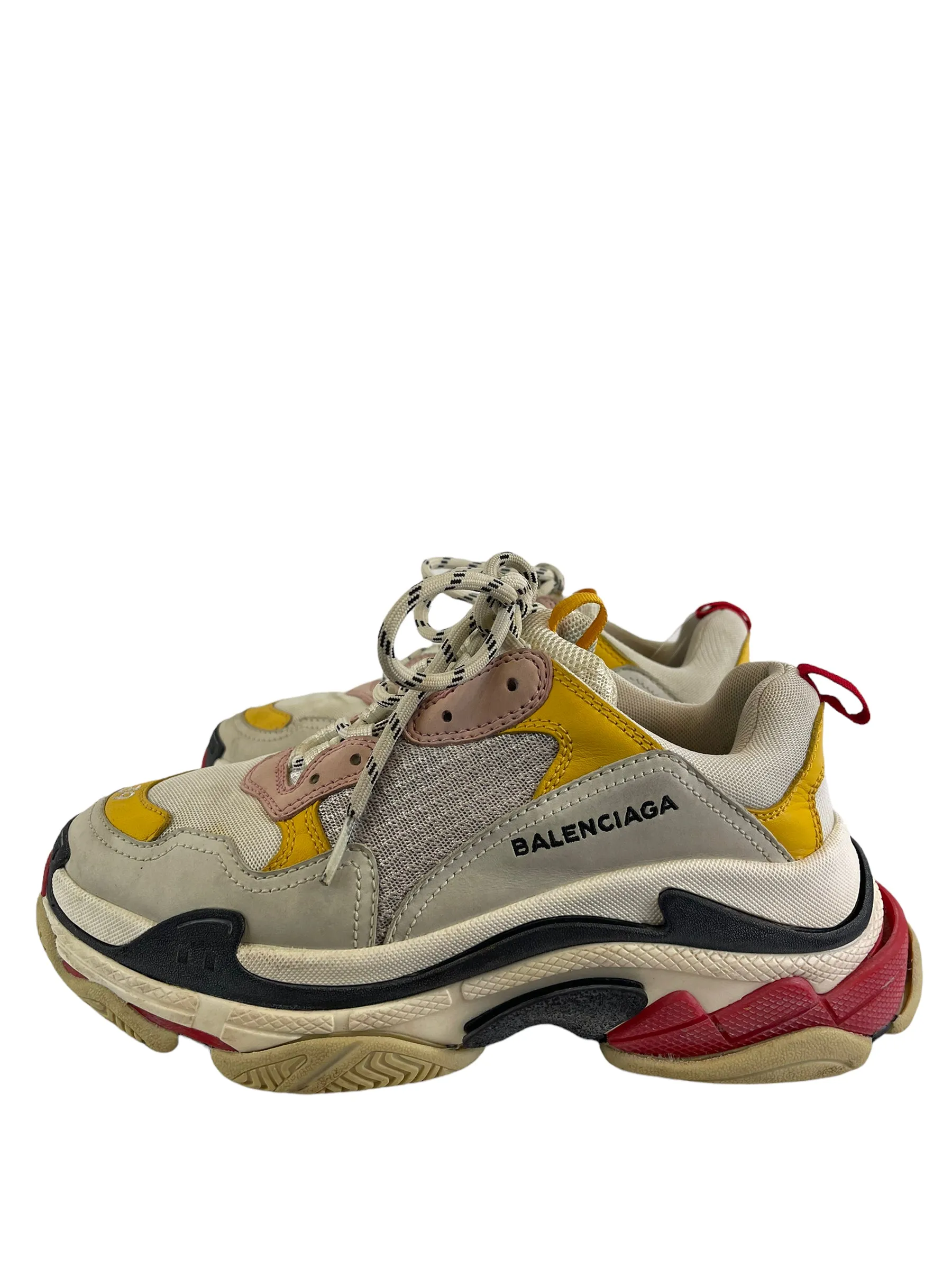 Balenciaga Multi Colour "Triple S" Trainers - UK 6