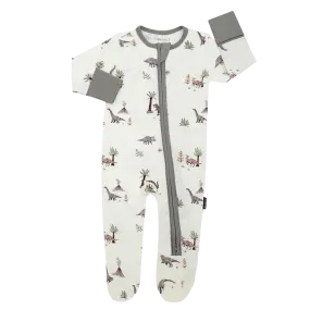 BELAN J Footed Zipper Sleeper - Dinoland