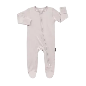 BELAN J Footed Zipper Sleeper - Oat