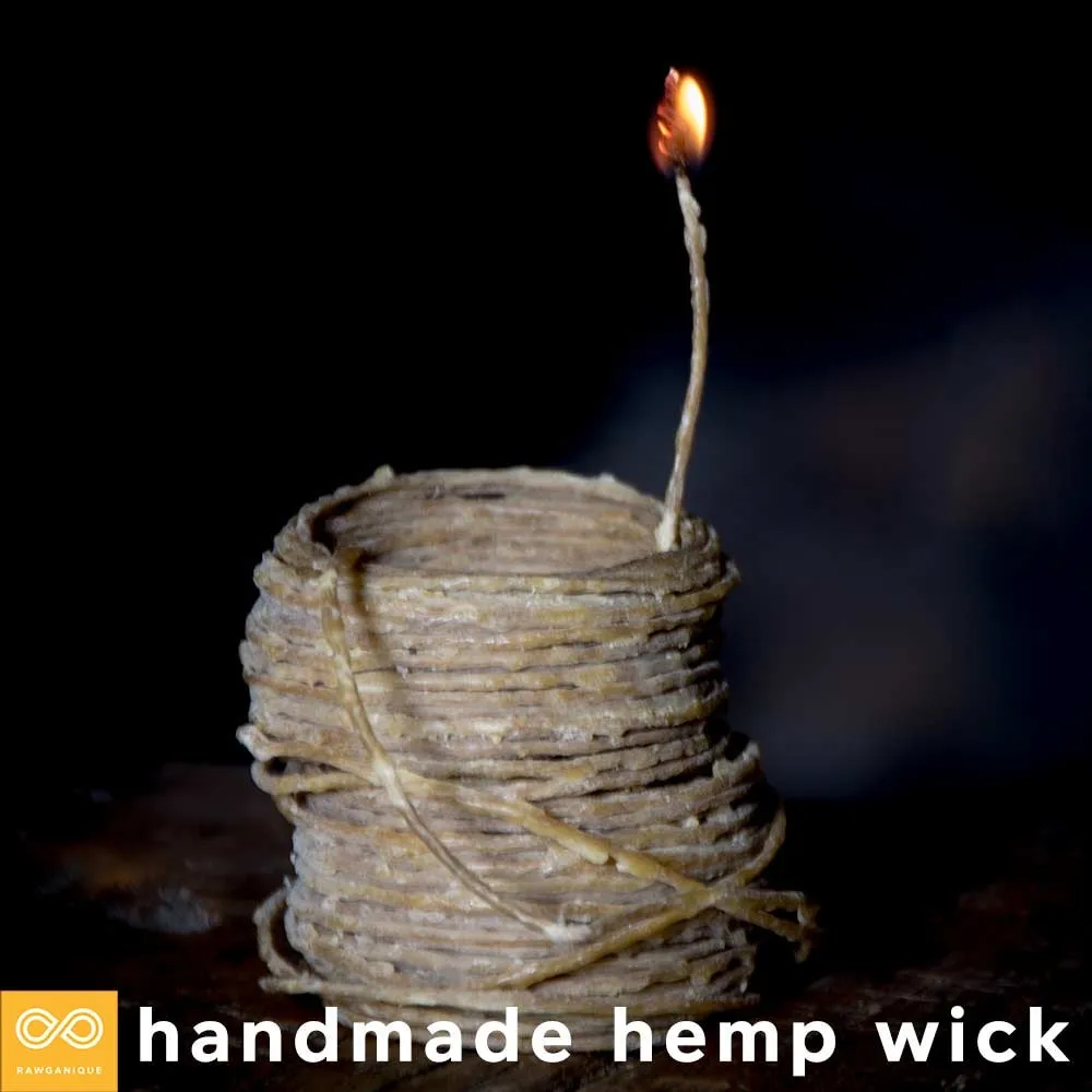 Bespoke Hand-Dipped Organic Hemp Wick (Handmade in Montana)