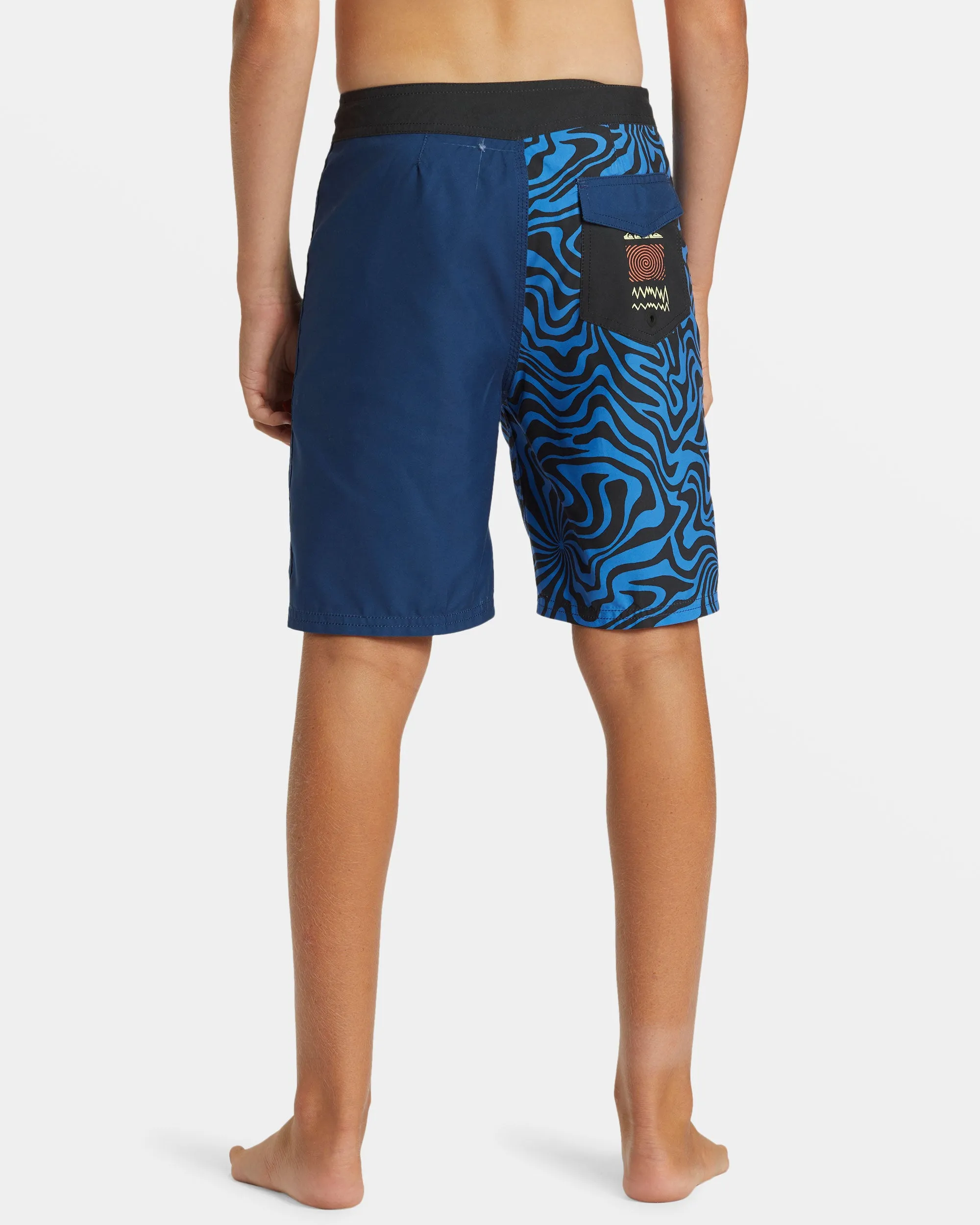 Boys 8-16 Everyday Warped 17" Boardshorts - Nebulas Blue