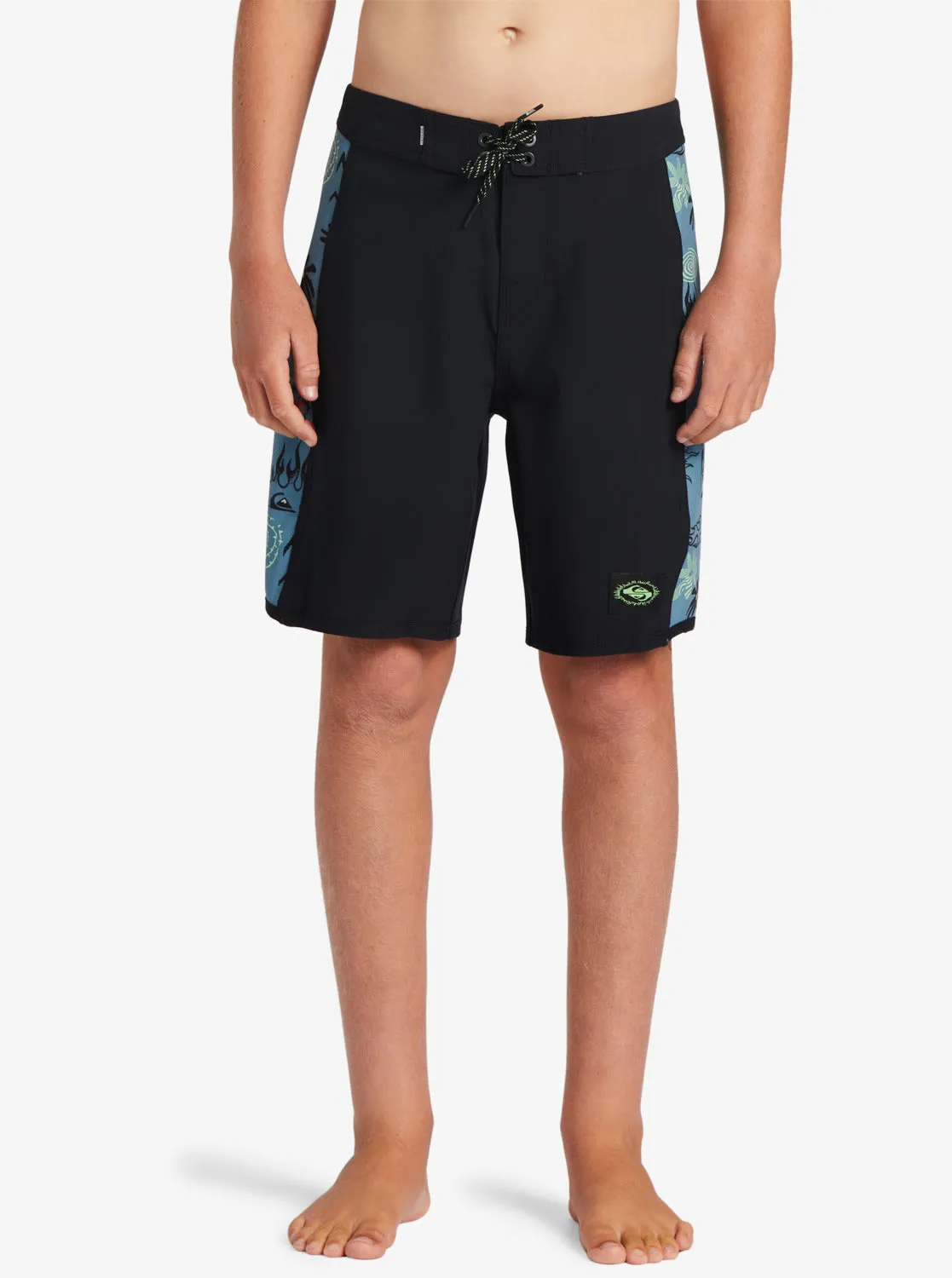 Boys 8-16 Surfsilk Radical Arch 16" Boardshorts - Black