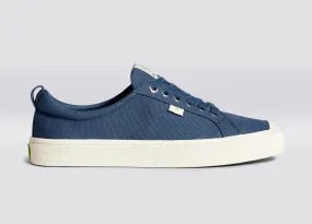 Cariuma OCA Low Shadow Blue Canvas Sneaker