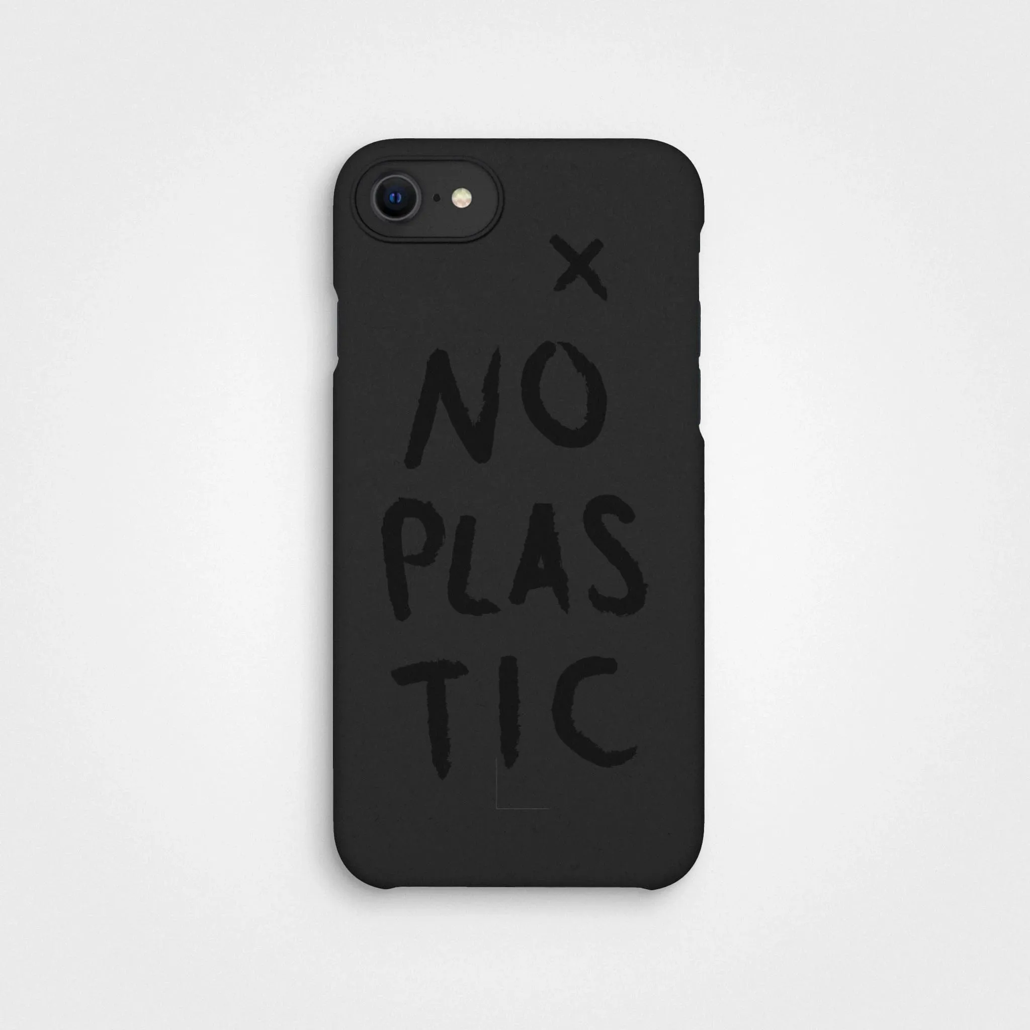 Charcoal Black No Plastic Phone Case & Screen Protection Bundle | Free Cable worth €30