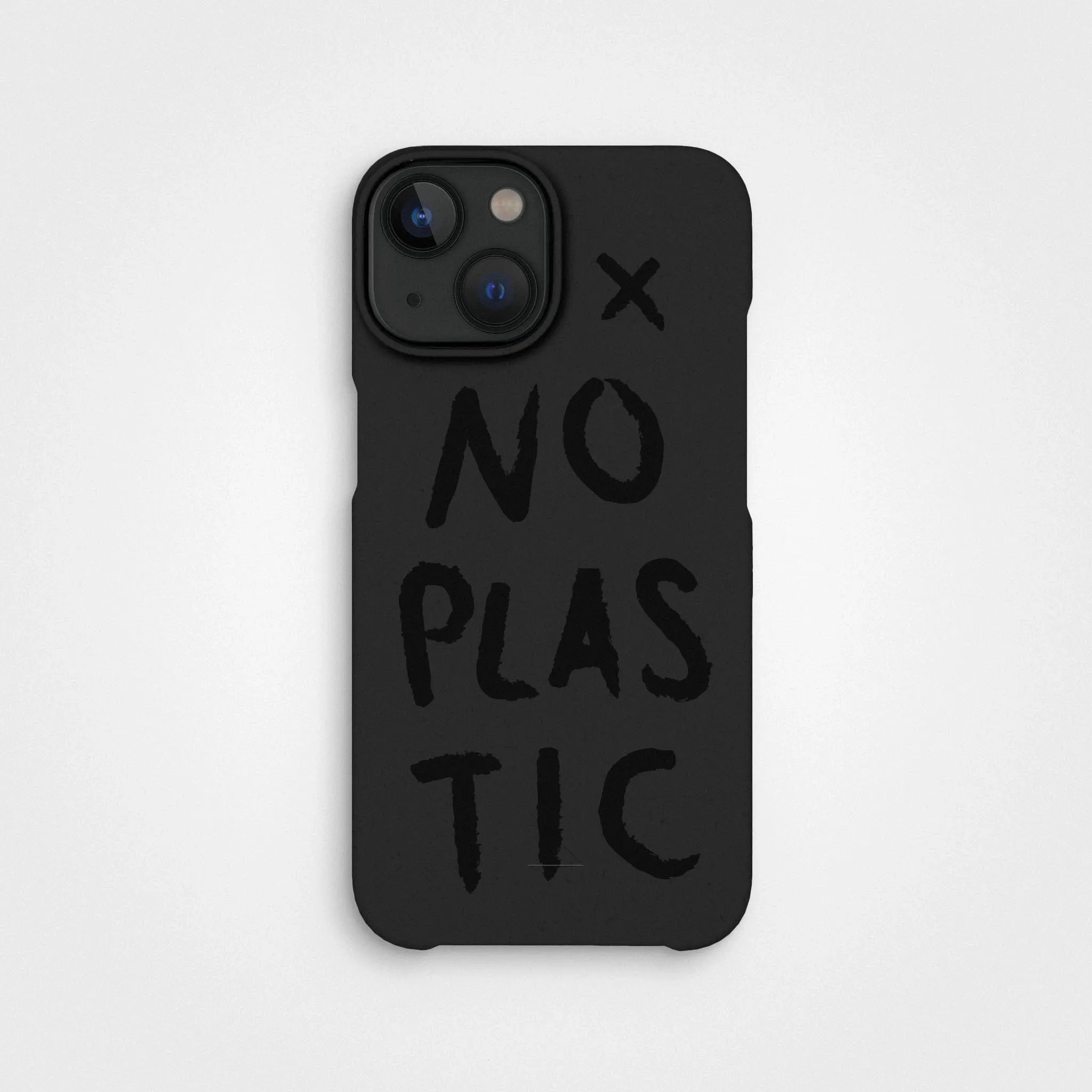 Charcoal Black No Plastic Phone Case & Screen Protection Bundle | Free Cable worth €30