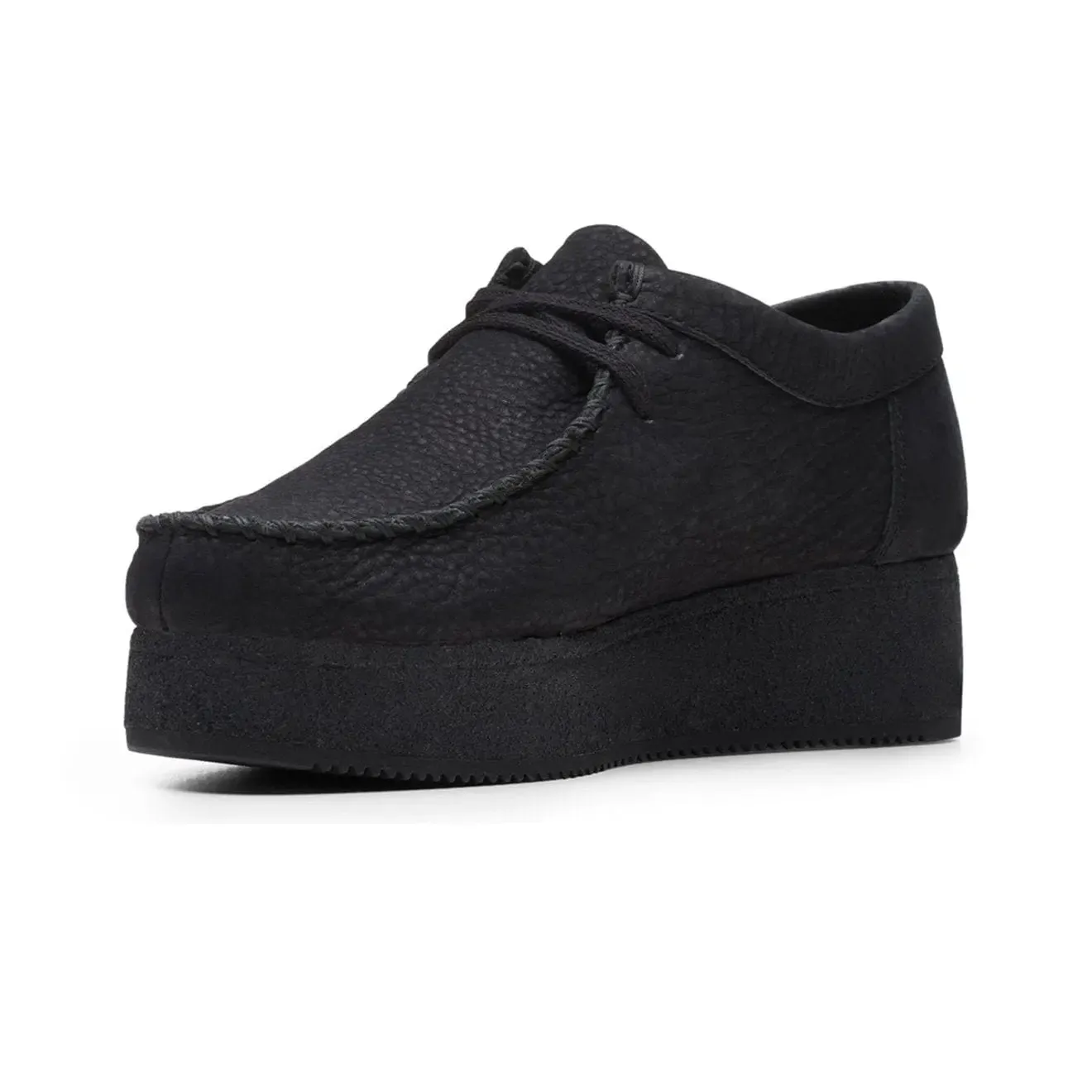 Clarks Originals Womens Wallacraft Lo Shoes Black Nubuck