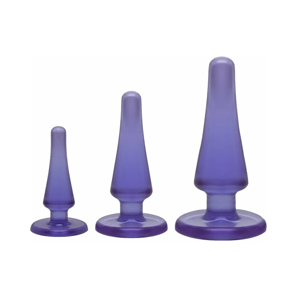 Crystal Jellies Anal Initiation Kit Purp