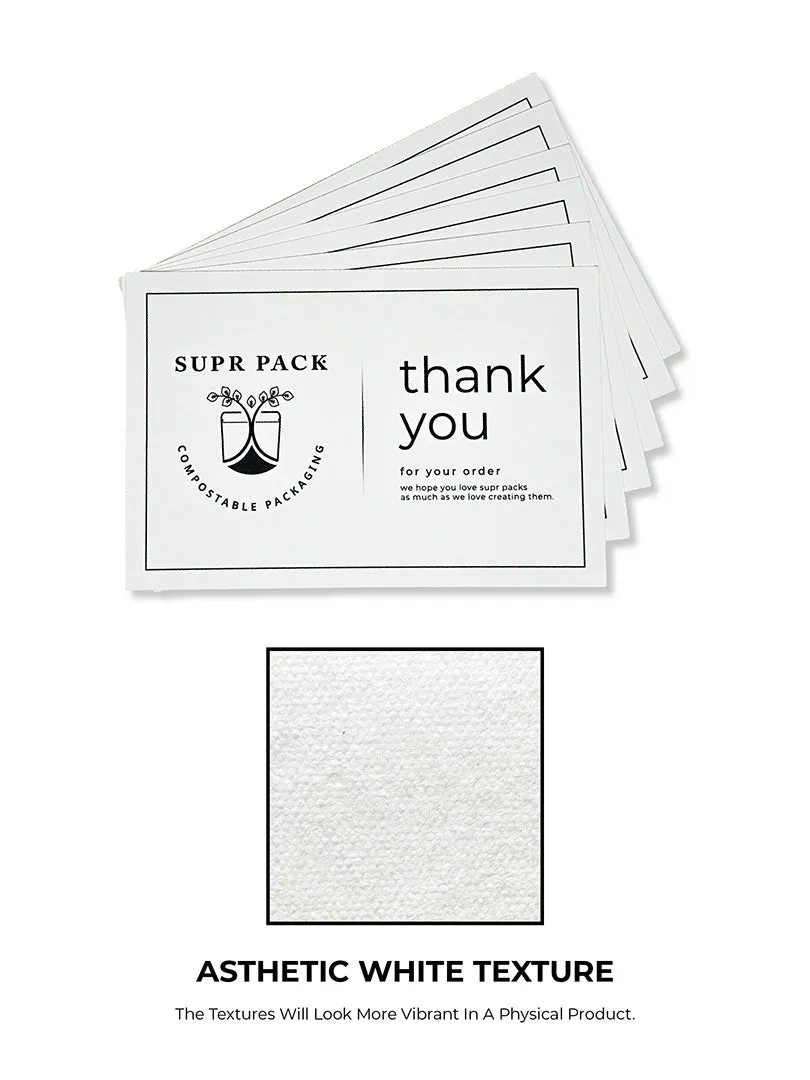 Custom Cards - Eco-Friendly Premium Textured Paper