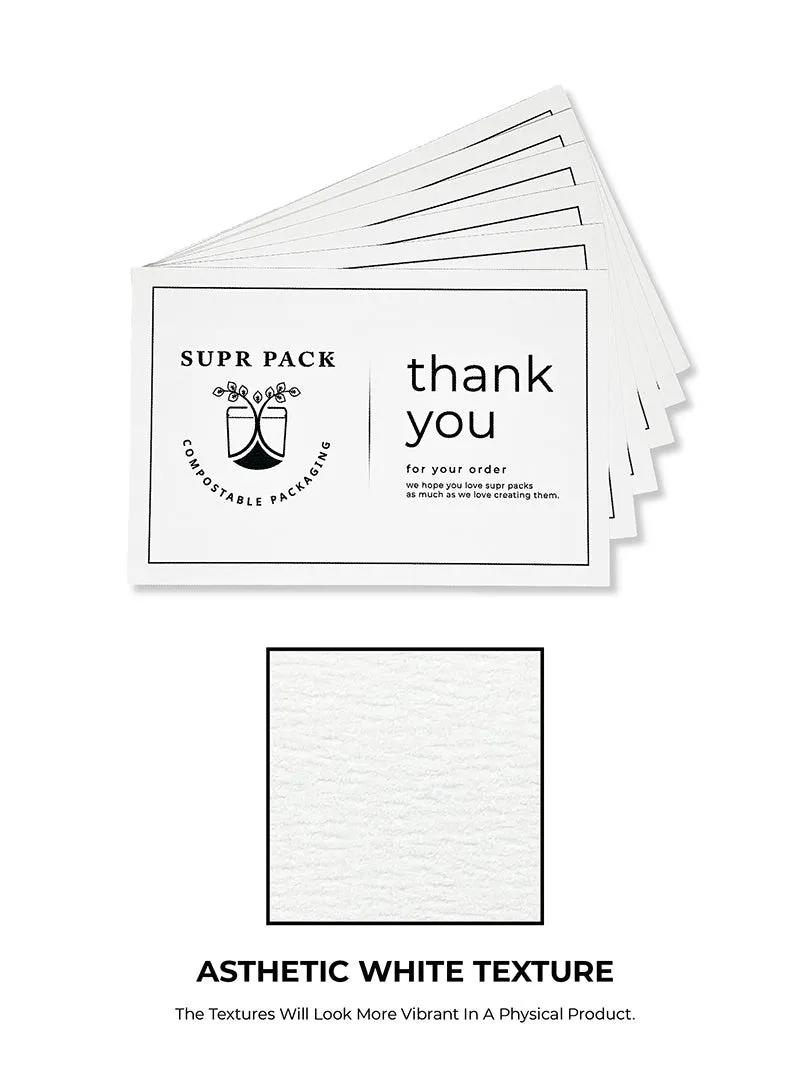 Custom Cards - Eco-Friendly Premium Textured Paper