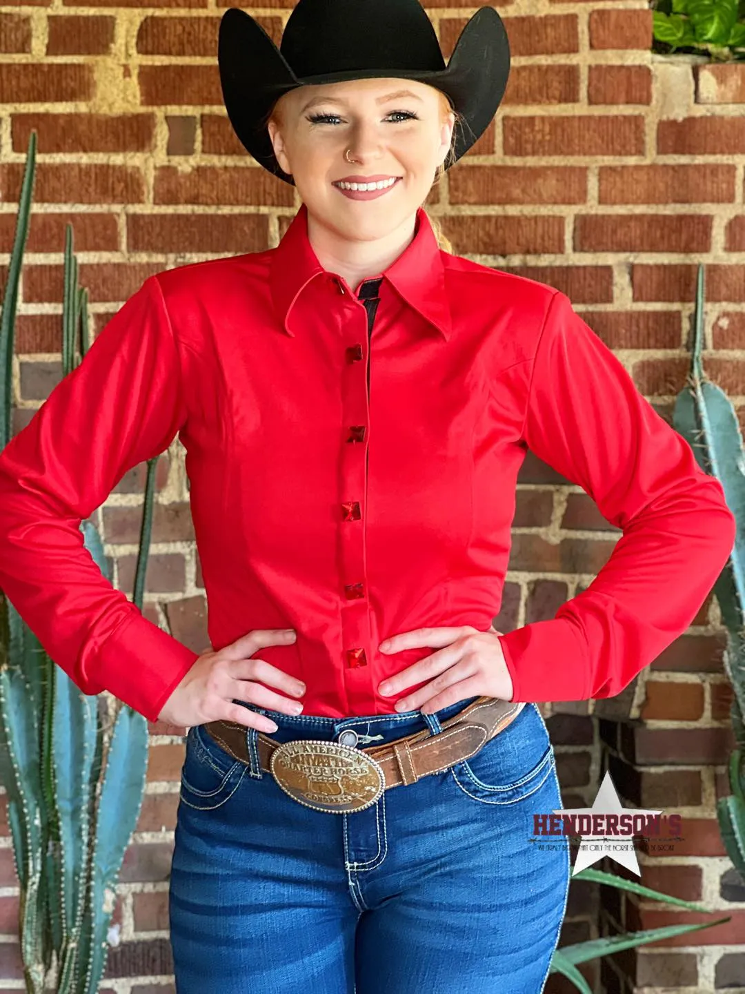 DIY Conceal Zipper Show Shirt ~ Red