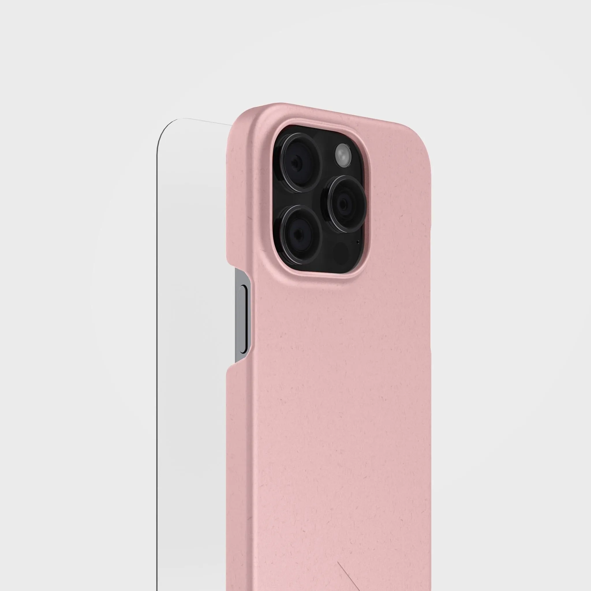 Dusty Pink Phone Case & Screen Protection Bundle | Free Cable worth €30