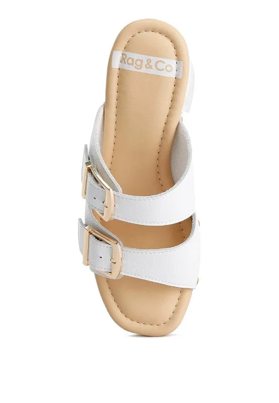 Eco-Chic Platform Block Heel Sandals