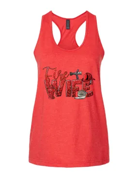 Fire Wife Adult Women's Tank-Top