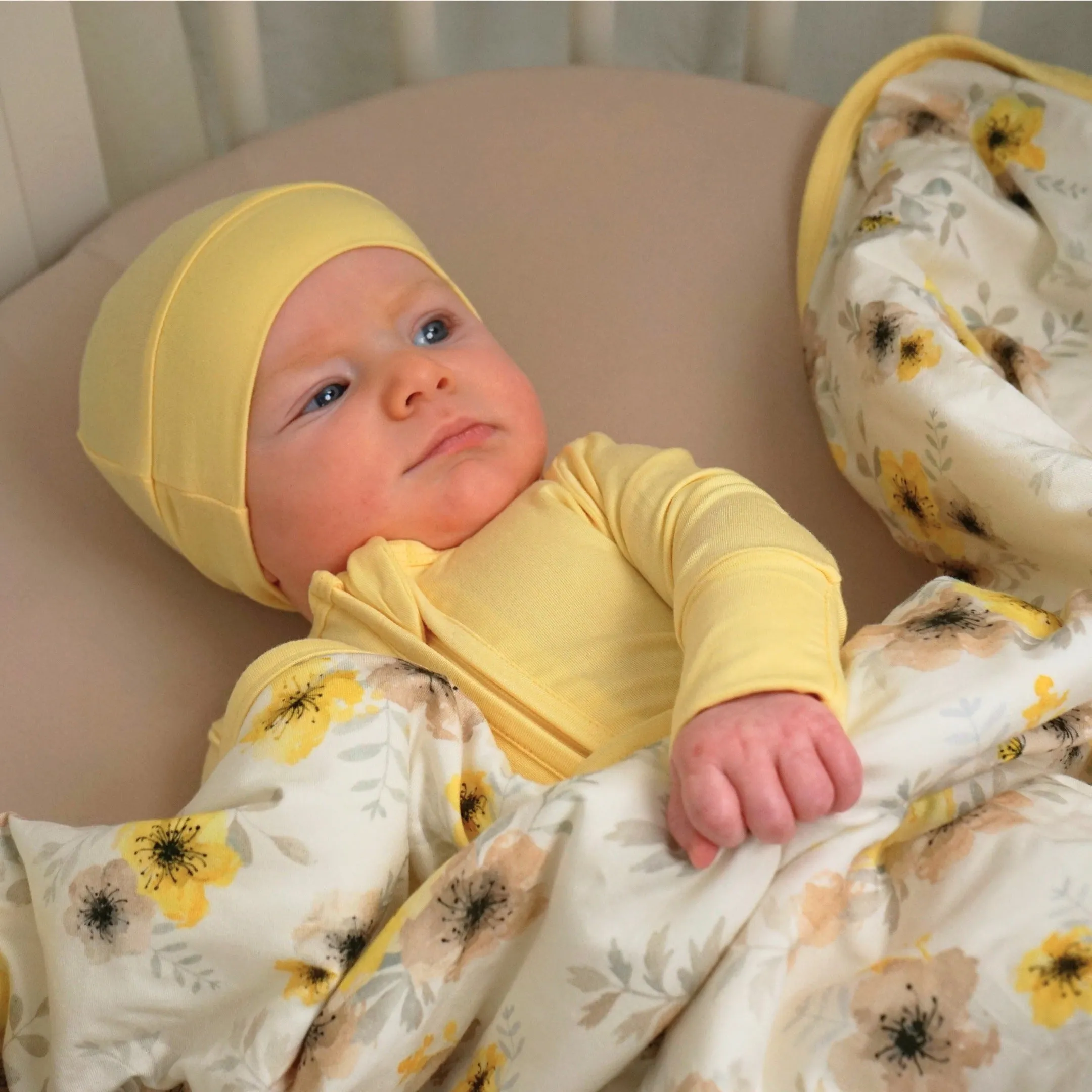 Footed Zipper Sleeper - Mellow Yellow