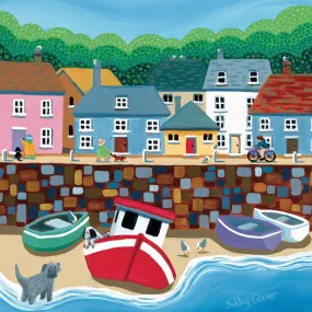 Friends on the Foreshore Greetings Card