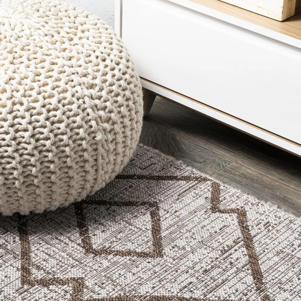 Funchat Carwa Tribal Diamond Trellis Area Rug