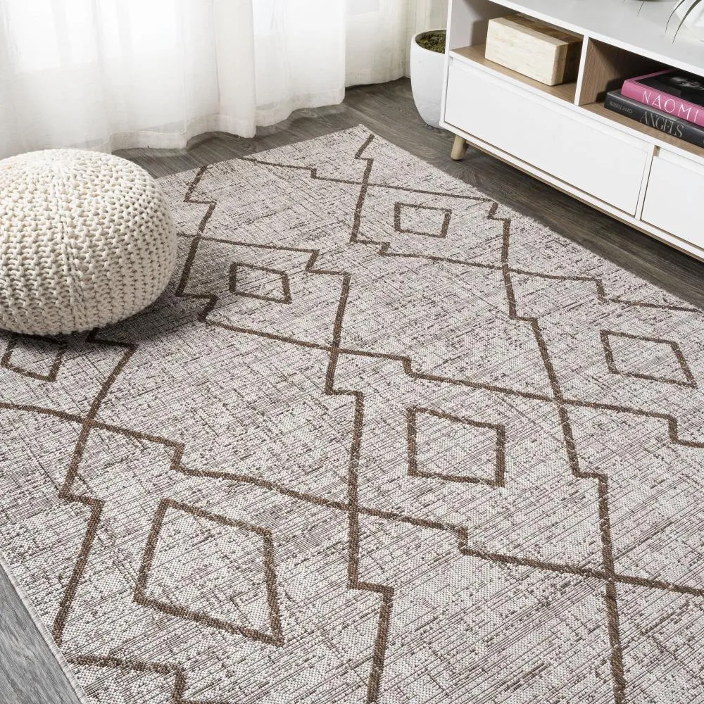 Funchat Carwa Tribal Diamond Trellis Area Rug