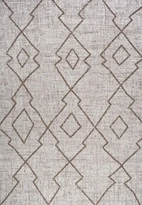 Funchat Carwa Tribal Diamond Trellis Area Rug