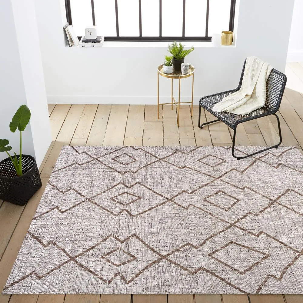 Funchat Carwa Tribal Diamond Trellis Area Rug