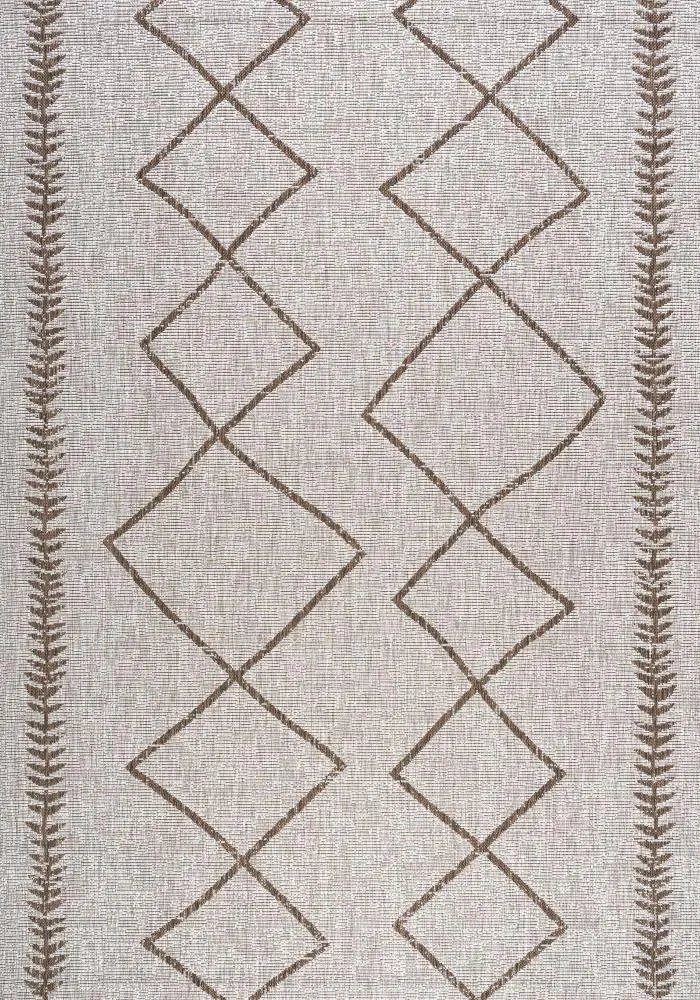 Gandra Derya Tribal Diamond Trellis Area Rug