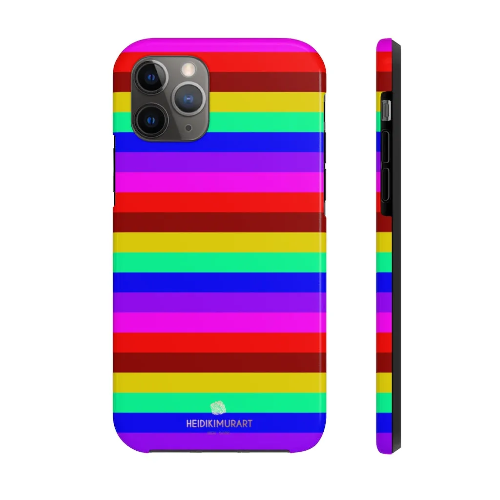 Gay Pride Colourful iPhone Case, Bright Case Mate Tough Samsung Galaxy Phone Cases