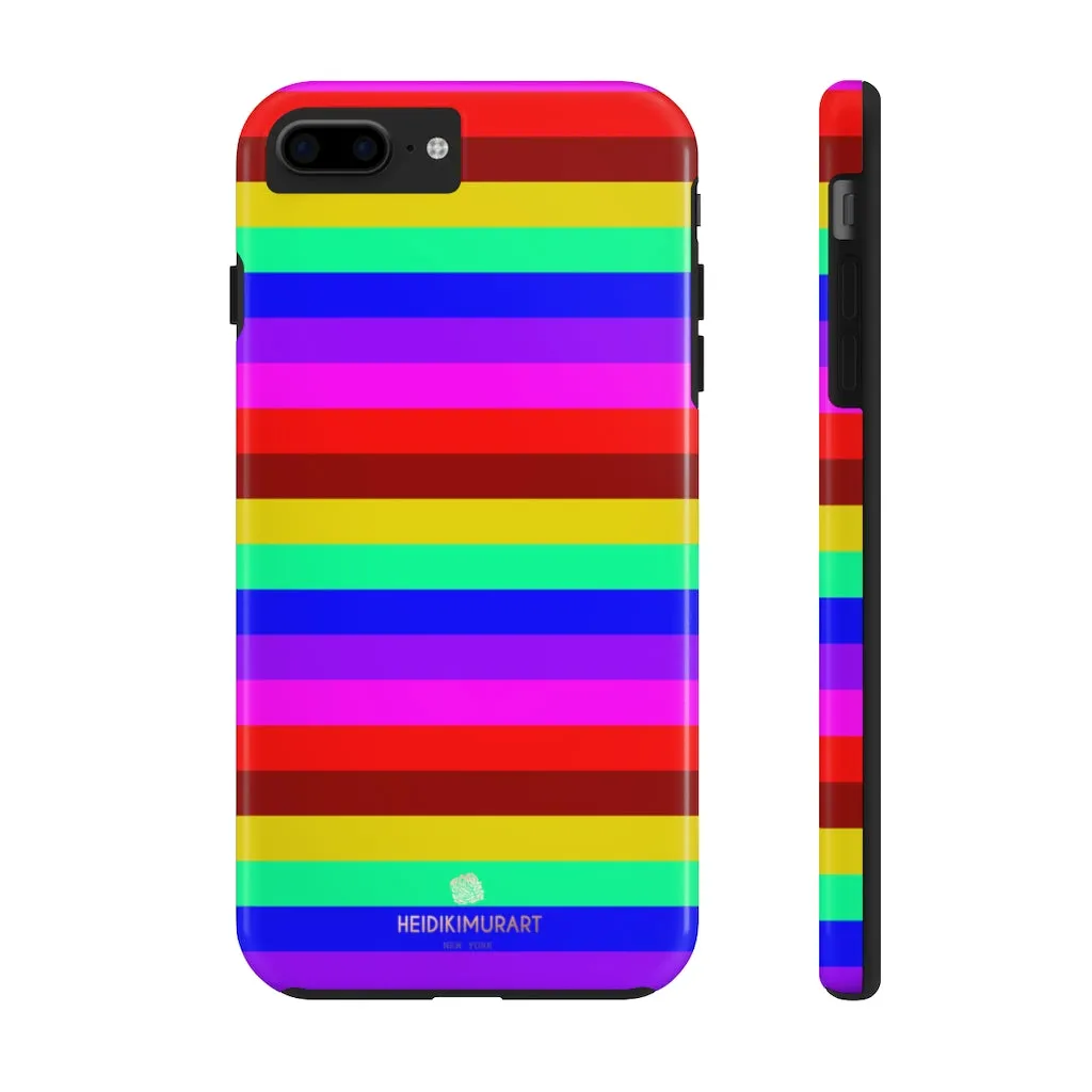 Gay Pride Colourful iPhone Case, Bright Case Mate Tough Samsung Galaxy Phone Cases