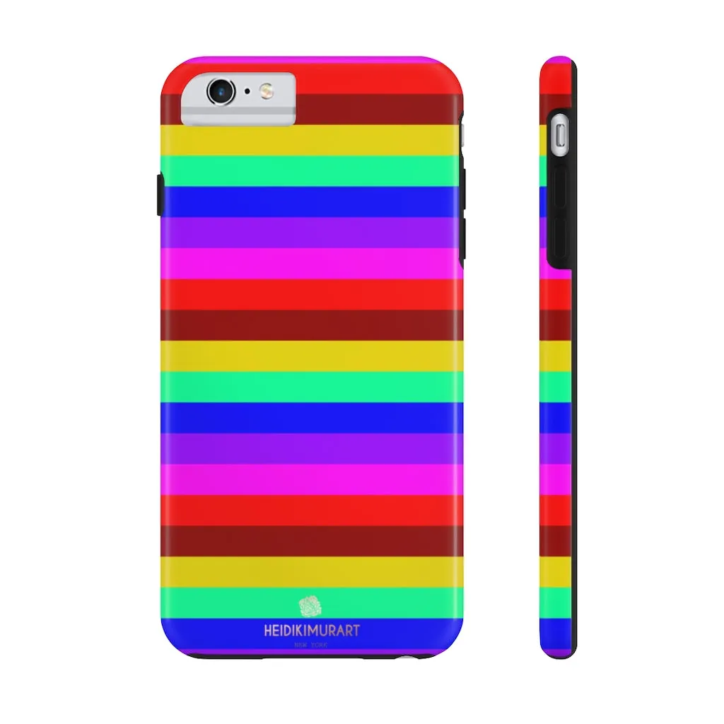 Gay Pride Colourful iPhone Case, Bright Case Mate Tough Samsung Galaxy Phone Cases