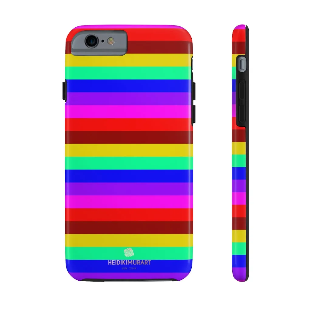 Gay Pride Colourful iPhone Case, Bright Case Mate Tough Samsung Galaxy Phone Cases