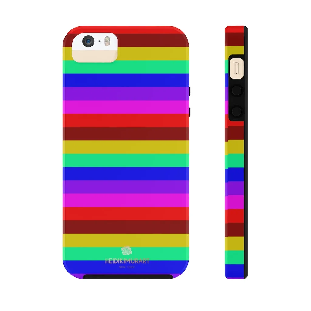 Gay Pride Colourful iPhone Case, Bright Case Mate Tough Samsung Galaxy Phone Cases