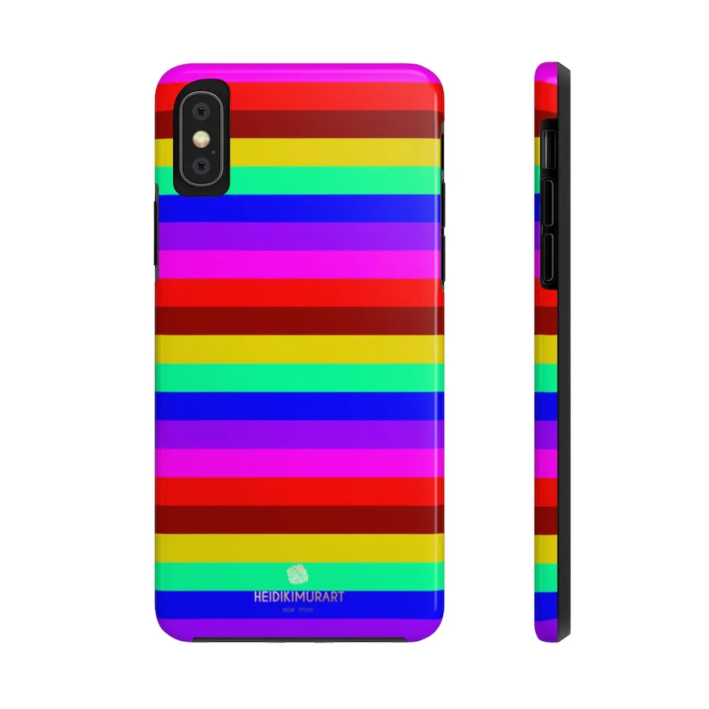 Gay Pride Colourful iPhone Case, Bright Case Mate Tough Samsung Galaxy Phone Cases