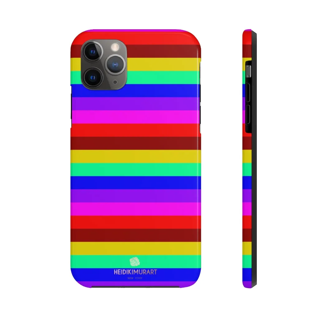 Gay Pride Colourful iPhone Case, Bright Case Mate Tough Samsung Galaxy Phone Cases