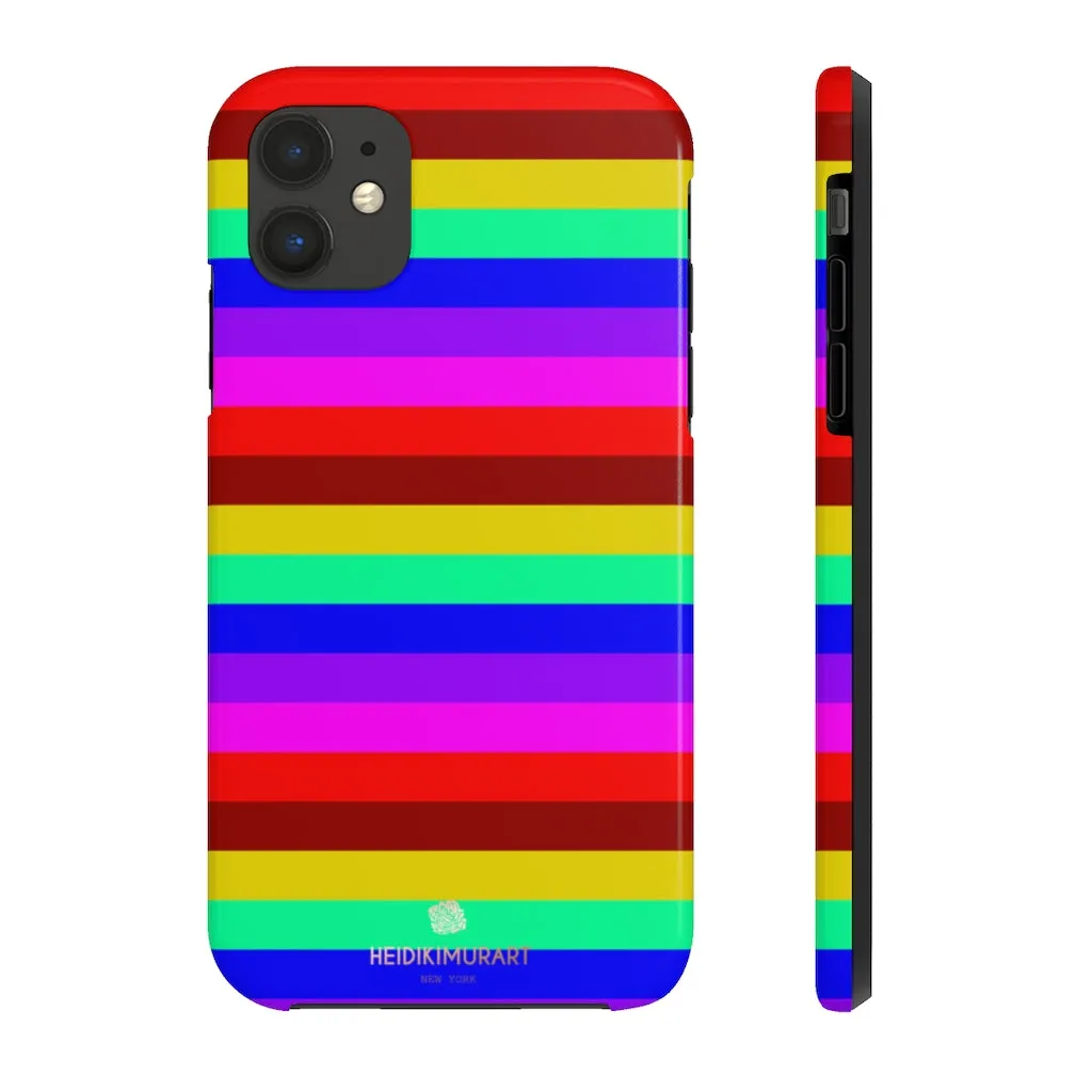 Gay Pride Colourful iPhone Case, Bright Case Mate Tough Samsung Galaxy Phone Cases