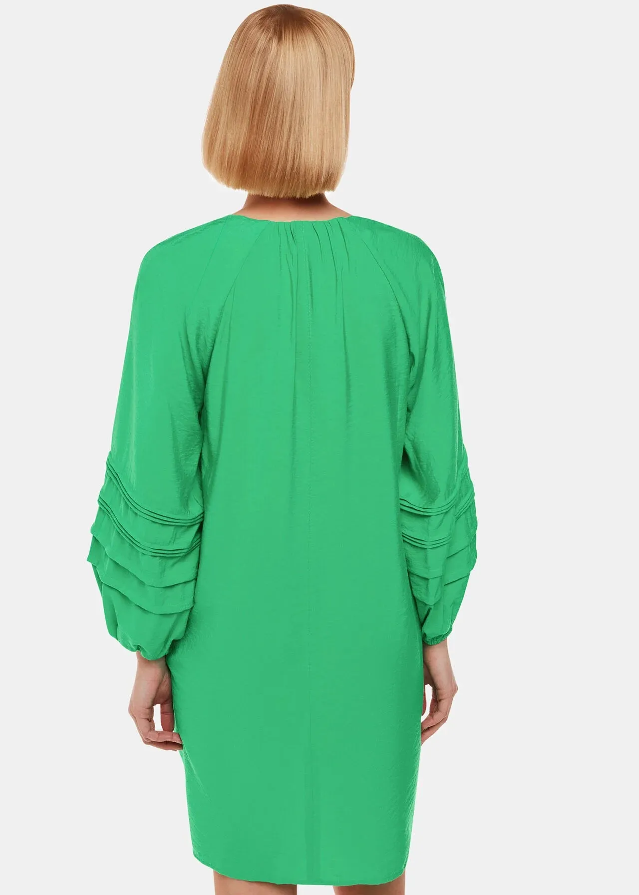 Grace V Neck Dress in Green