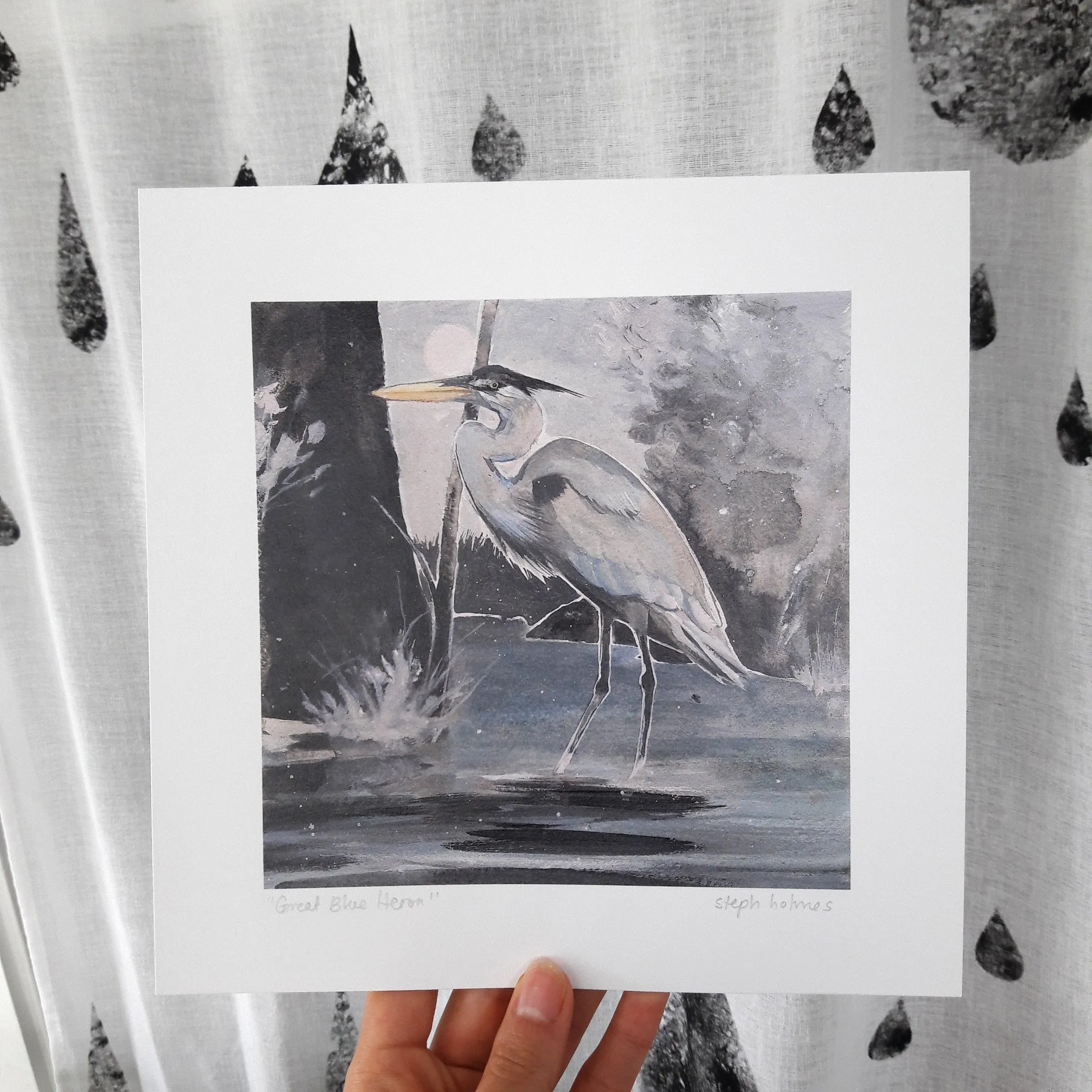 Great Blue Heron print