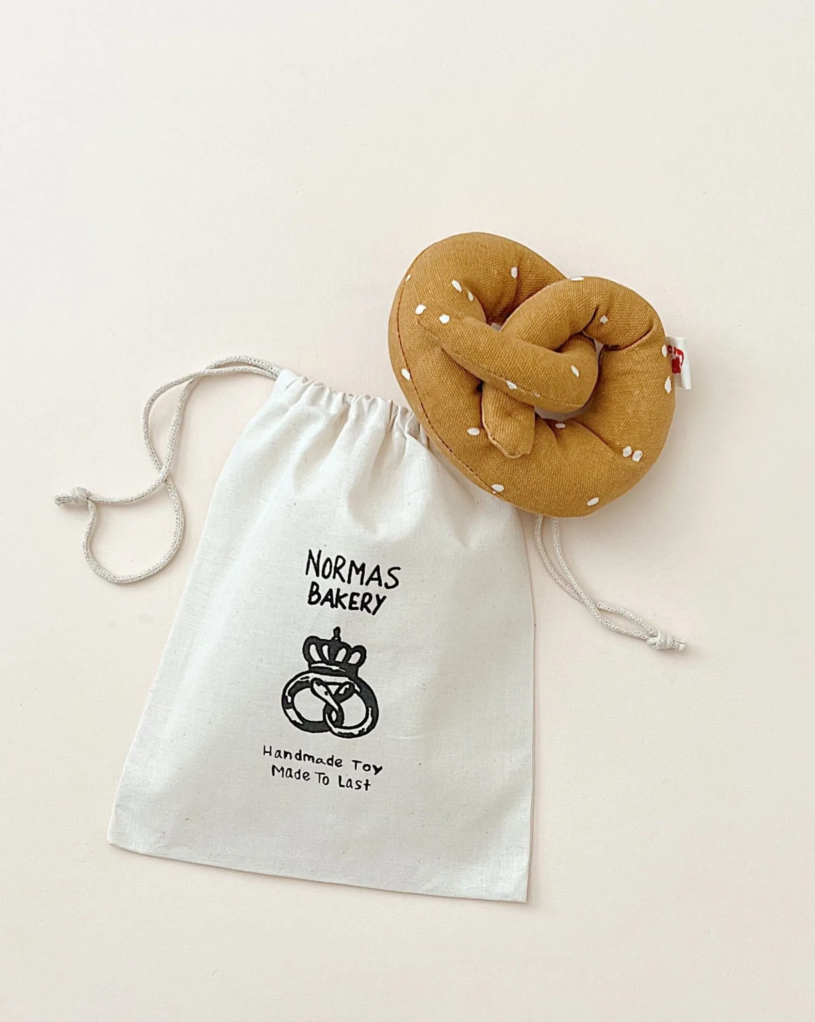 Handmade Soft Pretzel Play Food